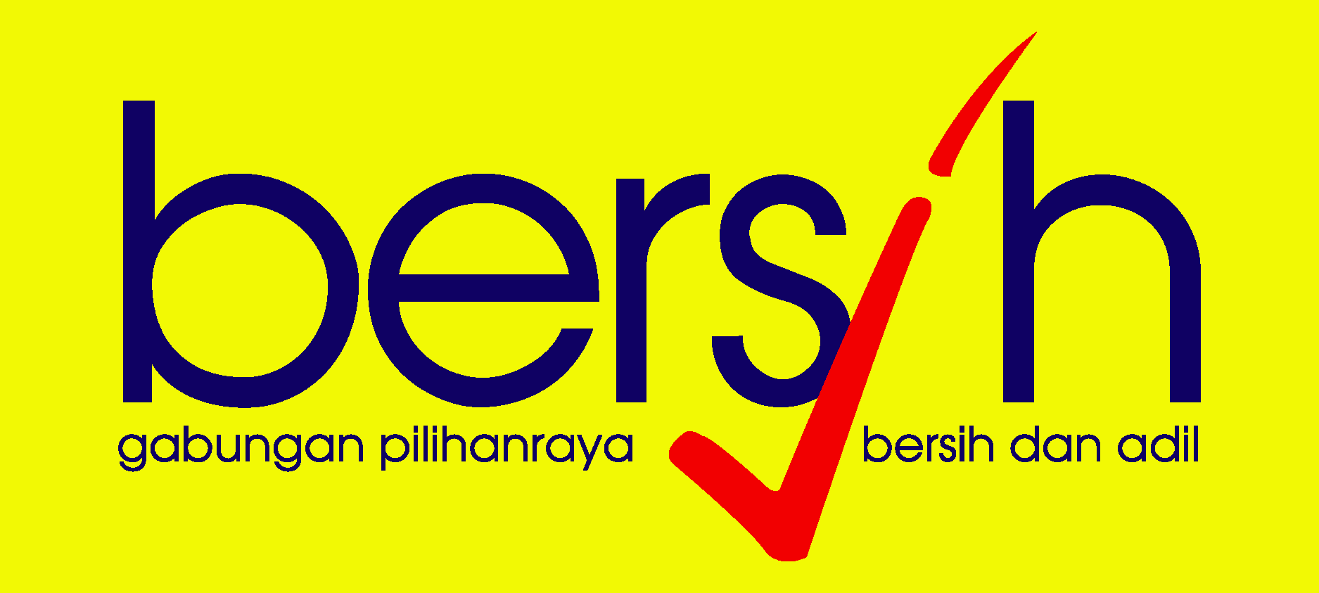 BERSIH (Gabungan Pilihanraya Bersih Dan Adil), Malaysia Logo Vector Logo